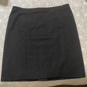 NWOT Gap Black Cotton Pencil Skirt with Zip 16